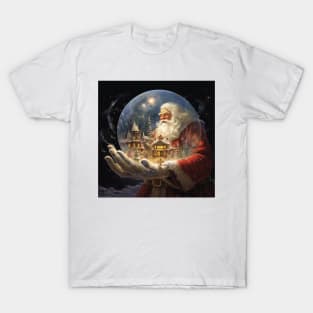 Santa in a glass ball T-Shirt